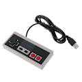 Miniatyrbilde 1 av 5: USB-spillkontroller Plug-Play Plast Svart+Grå for NES PC Windows Ny Grå