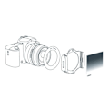 Miniatyrbillede 2 af 2: Cokin gradueret neutral densitetfilter GND2.5 A120 6