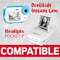 Miniatyrbillede 3 af 3: Papir til Sofortbilleder Agfaphoto Parier termisk til RealKids - 3 Ruller