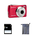 Pikkukuva 1 / 5: AGFA PHOTO Realishot DC8200 - 18MP Kompakti Digitaalinen Kamera, Full HD Video, 2.7'' LCD, 8X Zoom, 16GB SD-kortti - Punainen