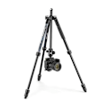 Miniatyrbillede 2 af 4: Manfrotto Element MII Aluminium Sort - Aluminiumsrejsetræ, maksimal belastning 8 kg, aluminiums kuglehoved