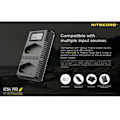 Miniatyrbillede 3 af 4: USB-oplader - Nitecore - UCN4 PRO - Kompatibel med Canon LP-E4 & LP-E4N - 1000 MA - LCD-skærm