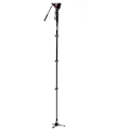 Miniatyrbillede 3 af 4: Monopod Video MANFROTTO MVMXPRO500 med videohoved MVH500AH - Sort