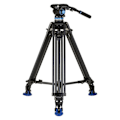 Pikkukuva 1 / 4: Videotripodi - Benro - A573TB - S6Pro neste - Alumiini - Kumijalat