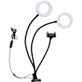 Miniatyrbillede 2 af 3: DÖRR SLR-12 Bi-Color LED ringlys - Til visning - Batteri Två tonig