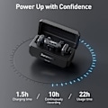 Miniatyrbild 5 av 6: Blink 500+ B2 trådlöst mikrofonsystem - SARAMONIC - För 2 personer - USB-C och 3,5 mm utgångar - Svart