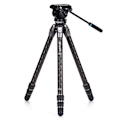 Miniatyrbillede 1 af 4: Benro videostativ i kulfiber tortoise 34clv+s4pro - ttor34clvs4pro