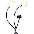 Miniatyrbillede 1 af 3: DÖRR SLR-12 Bi-Color LED ringlys - Til visning - Batteri Två tonig
