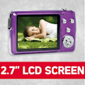 Pikkukuva 5 / 6: AGFA PHOTO Realishot DC8200 - Kompakti Digitaalinen Kamera 18MP, Full HD Video, LCD 2.7'', 8X Zoom, 16GB SD-Kortti - Violetti