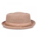 Hat, sommerlet klassisk blød cool mesh klembar fedora hat, bedste mors dag og årsdag gave til mor og kone. (skovfarve)