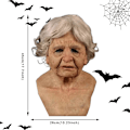 Miniatyrbild 5 av 7: Latexmask för Halloween, gubbe Dekor Realistiska masker C