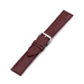 Klockarmband i läder 18 mm - Olika färger Dark brown Mörkbrun