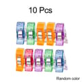 10/20/50 st Syklämmor Plastklämmor Quiltning Hantverk Virkning Stickning Säkerhetsklämmor Diverse red red 10 pcs