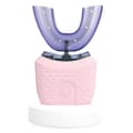 Helautomatisk Sonisk Eltandborste med Laddställ - rosa pink