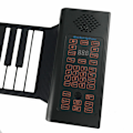 Miniatyrbild 2 av 4: Bärbar tangentbordspiano med väska Handtangentbord Rullbart tangentbordspiano Vikbart tangentbord Elektroniskt tangentbord Musiktangentbord Barnpiano