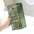 Miniatyrbild 7 av 8: Mode sminkborstehållare förvaringsbox transparent
