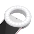 Miniatyrbild 4 av 6: Ringlampa (LED) med enkel montering för att få professionella selfies och videosamtal, med justerbar ljusstyrka och färgbyte