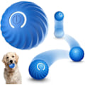 Miniatyrbild 1 av 7: Interaktiv hundboll, liten hundboll, smart leksaksboll, automatisk hundleksak, interaktiv bollleksak, USB 360 graders självrotation blue
