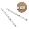 2x LED-striber til Rongsheng Hisense Logik Køleskab/Fryser MDDZ-162A 1629348