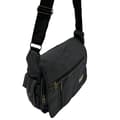 Miniatyrbillede 2 af 4: Mellemstore skuldertaske kanvas Sort Black one size