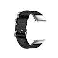 Miniatyrbild 2 av 5: Nylon Armband Rem Svettsäker Bälte Andningsbar Justerbart Band Green Silver connector