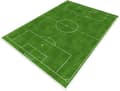 Fodboldmåtte, Funs Boligindretning Legemåtte til Drenge Piger Sport Tema Værelse Grøn 80×120cm