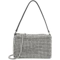 Rhinestone cross bag för kvinnor, glittrande kristallväska, glänsande aftonkoppling
