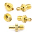 5 st SMA hona till TS9 hane RF-kontakt koaxialadapter rak guldpläterad