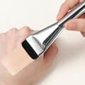 Miniatyrbillede 4 af 5: Sæt med 3 makeup pensler - Jinxi - Sølvfinish - Bløde og tætte hår - Ergonomiske håndtag Pengar