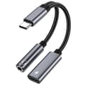 Adapter för Samsung S26-hörlurar, USB-C till AUX-mikrofonkontakt, stöder snabb laddning PD 60W.