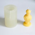 Miniatyrbillede 3 af 6: lysforme lys stearinlys gør-det-selv-forme i silikoneform vase br-404