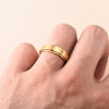 Miniatyrbillede 6 af 6: anti-angst spinner fidget roterende ring ringe størrelse 8/18,2 mm