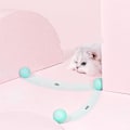 Miniatyrbild 6 av 7: smart leksaksboll automatisk rullande boll kattleksak rosa