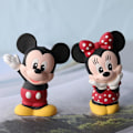 Miniatyrbillede 3 af 4: lysforme lys stearinlys gør-det-selv-forme i silikoneform full body minnie b