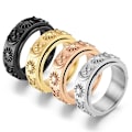 Miniatyrbillede 2 af 6: anti-angst spinner fidget roterende ring ringe størrelse 7/17 mm