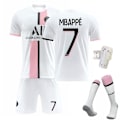Pikkukuva 1 / 2: jalkapallosetti jalkapallopaita mbappe, jossa jalkapallosukat ja bensky lapset 16