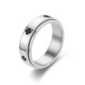 Miniatyrbilde 4 av 6: anti-angst spinner fidget roterende ringer størrelse 10/19,8mm