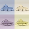 Miniatyrbilde 2 av 6: tøfler haj shark slippers shark slides rosa 42/43