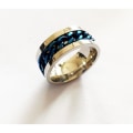 Miniatyrbilde 1 av 6: antistress spinner roterande fidget ring ringar størrelse 12/21,5mm