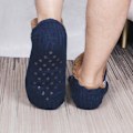 Pikkukuva 4 / 5: lämpöä mukavat sukat fleece-sukat, joissa liukastumista estävät sisäkengät harmaa 43-45