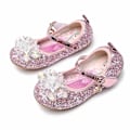 Miniatyrbild 6 av 6: prinsesskor elsa skor barn festskor rosa 16cm / size25