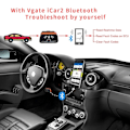 Pikkukuva 5 / 11: Vgate ICar2 Bluetooth -auton vikavirheilmaisin 8 värillisellä näytöllä - Skannaa ja musta oranssi