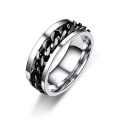 Miniatyrbilde 4 av 6: antistress spinner roterande fidget ring ringar størrelse 7/17 mm