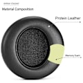 Miniatyrbild 4 av 6: öronkuddar hörlurskuddar kuddar för Philips Audio Fidelio X2HR X svart läder X1 X2