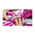 Miniatyrbild 3 av 7: 2st cheerleader cheerleading pom poms för fest sport spel tävlin Silver