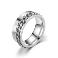 Miniatyrbilde 4 av 6: anti ångest spinner fidget roterande ring ringar størrelse 12/21,5mm