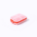 Miniatyrbild 1 av 6: piller burkar medicindosett piller låda pillerbehållare 8 fack transparent/orange