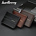 Miniatyrbillede 7 af 10: Baellerry mænd kort pung business design mode læder kortholder s lysebrun 12 cm * 10 cm * 2 cm