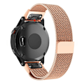 Miniatyrbillede 4 af 5: armbånd stål Garmin Fenix ​​7/6/5/945 22mm sort