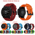 Pikkukuva 2 / 6: rannekoru silikoni Garmin 26mm Fenix ​​​​6x 26mm keltainen